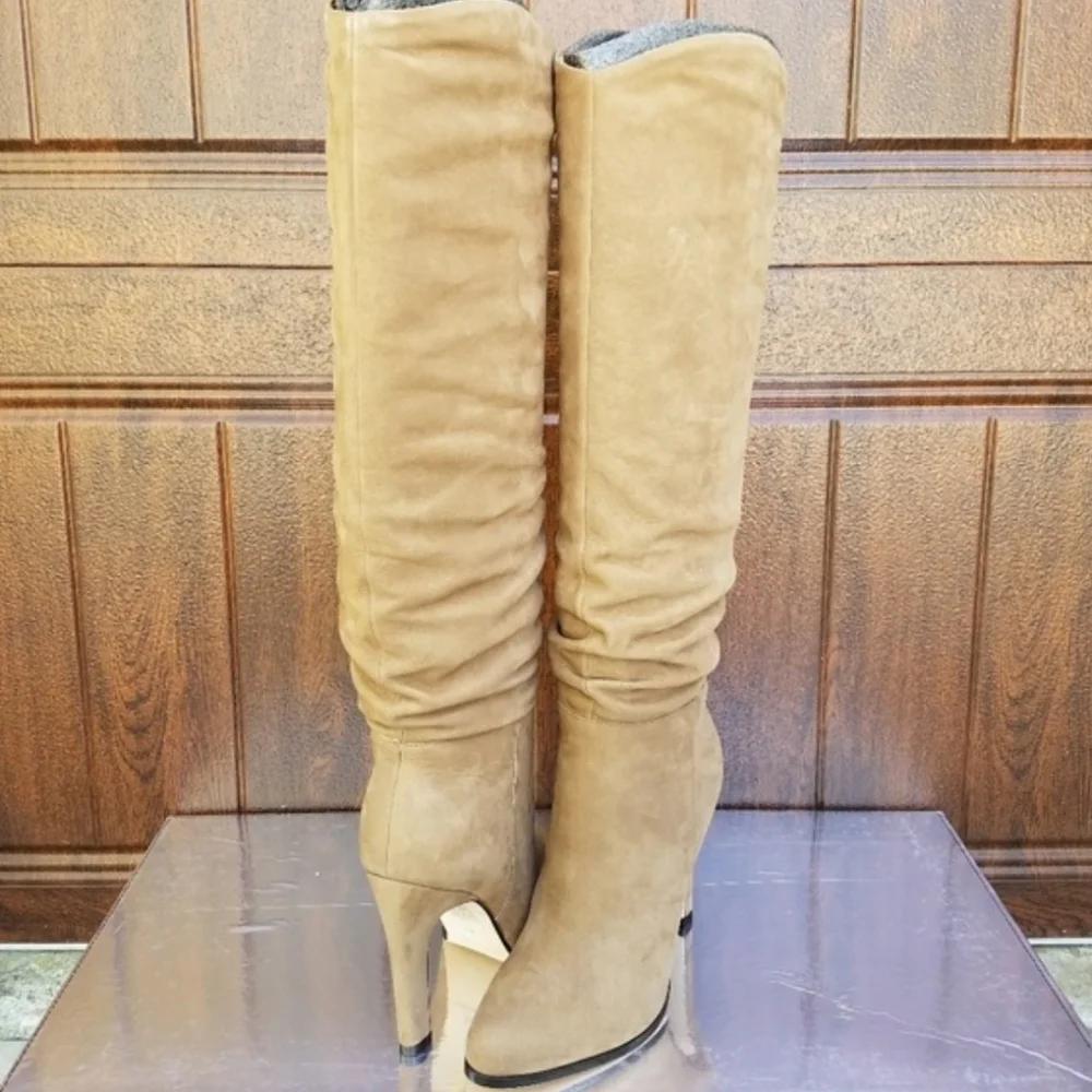 Chic Sigerson Morrison Tan Genuine Leather Boots